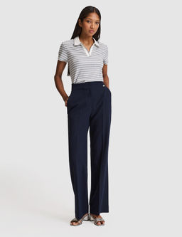 Gri Melanj Slim Fit Polo Yaka Ti__rt