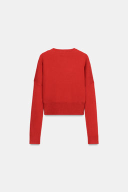 DOUBLE LAYER KNIT CARDIGAN SWEATER - Zara фото 6