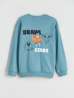 Bisiklet Yaka Brawl Stars Bask?l? Erkek ?ocuk Ti??rt