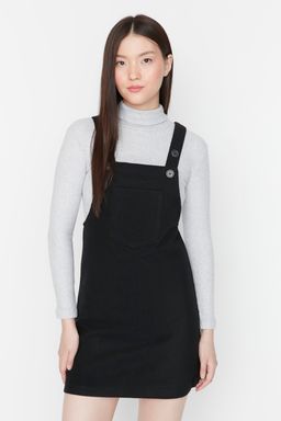 Trendyolmilla Kahverengi Mini Jile Dokuma Elbise TWOAW20EL2134