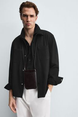 COMFORT TEXTURED OVERSHIRT - Zara фото 6