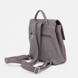 Рюкзак женский из искусственной кожи на молнии TEXTURA, цвет серый  фото 2