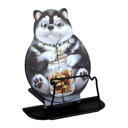 Подставка для книг и учебников Феникс+, арт.73017/ 30 ХАСКИ С ПЕЧЕНЬКАМИ (14(+12,5)?18,8?15,7 см, ок