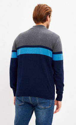 Джемпер F321-15245 d.blue-grey - Fine joyce фото 6