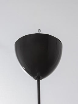 Светильник подвесной «Хоста», 1×15 Вт, Е27, 29×29×13(74) см, белый/чёрный