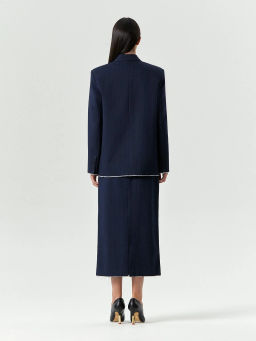 ЕМКА / Двубортный жакет с необработанным краем - Emka фото 4