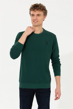 Мужская зеленая толстовка Неожиданная скидка в корзине - U.s. polo assn фото 2