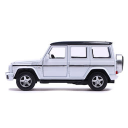 Машина металлическая MERCEDES-BENZ G63 AMG, 1:32, открываются двери, инерция, цвет белый - АвтоГрад фото 5