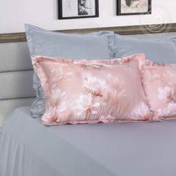 Постельное белье Рамона (тенсель) 2 сп. с Евро/Пододеяльник (молния, ушки): 1 шт.- 210*175; Простыня: 1 шт.- 240*240; Наволочка (молния, ушки): 2 шт.- 70*70; Наволочка (молния, ушки): 2 шт.- 50*70 Тенсел