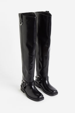 Botas biker over-the-knee - H&m фото 2