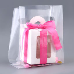 Цена за 20 шт. Пакет квадратный полиэтиленовый с вырубной ручкой, прозрачный, упаковка, 15х28+16см ± 5% 60 мкм