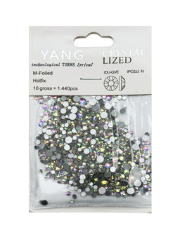 Nail Art Стразы для декора ногтей, микс (6#,8#,10#,12#,16#,20#), перламутр, 1440 шт./уп.