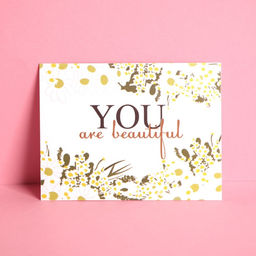 Цена за 20 шт. Открытка мини «Ты так красива», 10 × 8 см