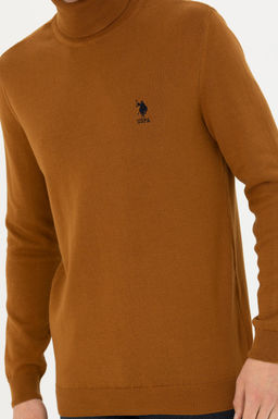 Мужской базовый свитер кокосового цвета - U.s. polo assn фото 13