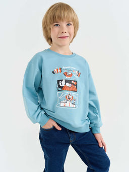 Свитшот Бодо Бородо Аква облегченный - Bungly фото 2