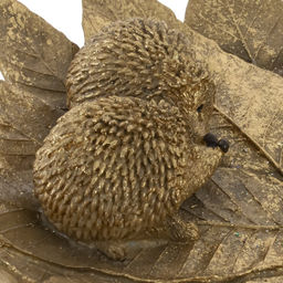 Блюдо декоративное "Ёжики на листьях", L23,5 W24 H6 см