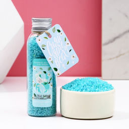 Жемчуг для ванны С 8 Марта!, 75 г, аромат сочной мяты, Чистое счастье