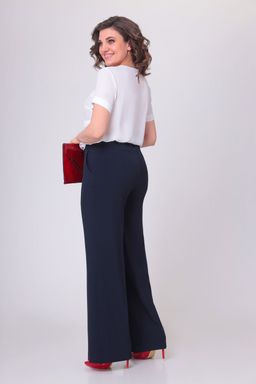 Блуза Swallow 803.2 черный+серебряный узор фото 384