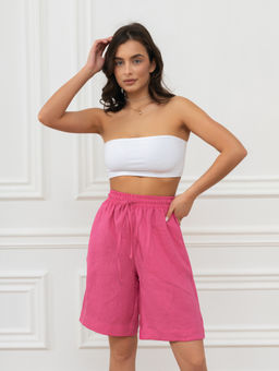 Шорты женские Лён-2 Светло-голубой - Modamica фото 33