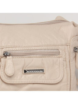 Сумка женская искусственная кожа Guecca-A 805, 1отд+карм/пер, плеч/ремень, бежевый SALE 235150 - Adelia фото 9