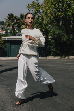 OVERSIZED KNITTED T-SHIRT - Zara фото 4