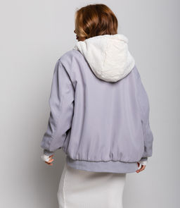 Куртка #КТ62083, светло-серый - Dommod фото 4