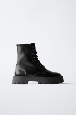 LACE-UP ANKLE BOOTS