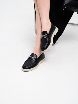 Лоферы туфли 172.1841be.Черный кожа