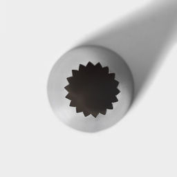 Цена за 20 шт. Насадка кондитерская Французская звезда, d=3.4 см, выход 1.7 см, нержавеющая сталь - Simaland фото 3