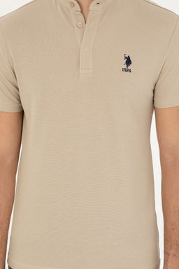 U. S. Polo Assn / Мужская футболка светло-хаки - U.s. polo assn фото 13