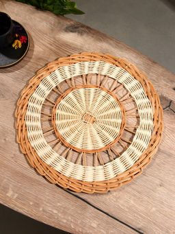 Подставка под горячее, 39×39×1 см, ротанг