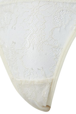 TRENDYOLMILLA Bride Beyaz Dantelli Bacak Bantl? Ip Ask?l? Kaps?z Orme Ic Camas?r? Tak?m? THMSS24CC00023  фото 10