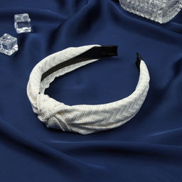 Цена за 2 шт. Ободок для волос «Джил», 2.5 см, белый