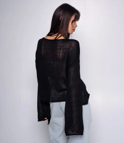 Джемпер #КТ208 (3), чёрный - Dommod фото 3