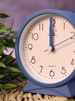Часы-будильник Morning mood, blue (11,2х10,5 см)