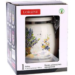 60189 Банка для сыпучих 700мл Утренняя свежесть дол/жел LR (х36) - Mayer&boch фото 5