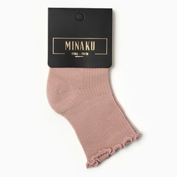 Носки для девочки MINAKU, розовые, размер 7-10 см (6-9 мес.)
