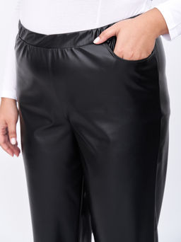 Брюки из эко-кожи BB00509BLK01 - Артесса фото 5