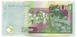 Банкнота 200 рупий 2022 года Маврикий