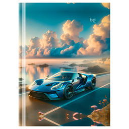 Бизнес-блокнот А6 64л. "Sportcar" ("BG", ББ6т64_лг 08459) глянцевая ламинация