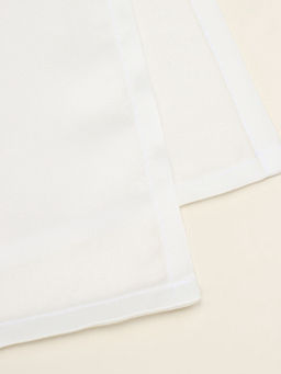 Постельное бельё евро «Этель», тенсель, белое