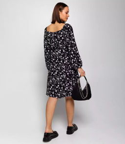 Платье #КТ63008, чёрный