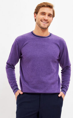 Джемпер P321-15322 violet-d.blue - Primm фото 9