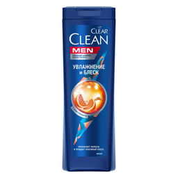 CLEAR шампунь муж 365мл Увлажнение и блеск