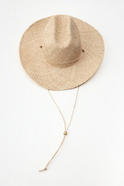 COWBOY RAFFIA HAT - Zara фото 5