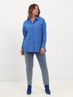 Блузка женская дл. рук. KATHARINA KROSS KK-B-007T-голубой  фото 3