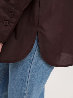 Блузка женская дл. рук. T-lab TL-BT-007 шоколад  фото 2