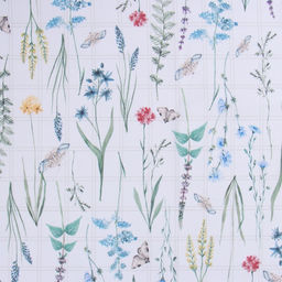 Комплект штор д/кухни с подхватами Этель Wild flowers 145х180см-2 шт., 100% п/э  фото 2