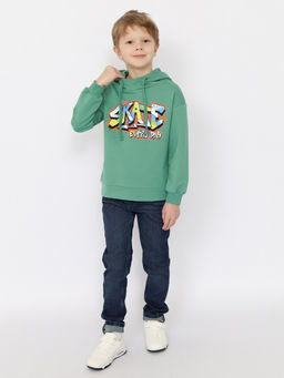 CRB wear/CSKB 63743-37-391 Толстовка для мальчика,зеленый/Ex.Cherubino  фото 2