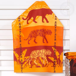 Набор полотенец из рогожки Сафари 45*50/2 шт. - 45*60 Полотенца из рогожки - Арт дизайн фото 5